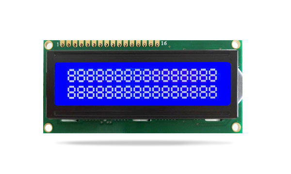 字符型液晶模塊JXD1602A STN負顯蘭屏 白光 字符型液晶模塊JXD1602A STN負顯蘭屏 白光